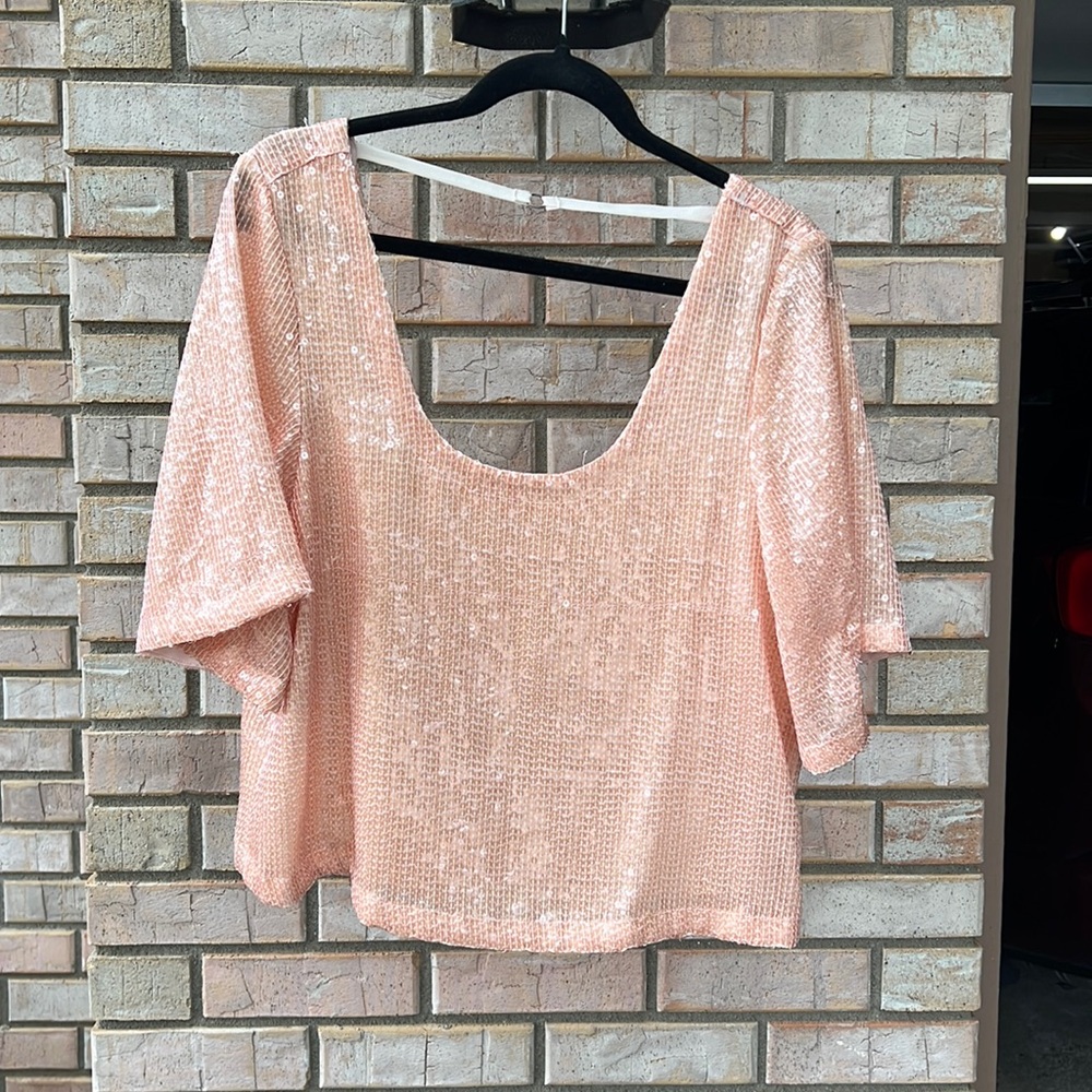 Free People Sequin Top